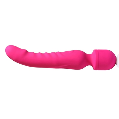 Heating AV Wand Vibrator Massager Waterproof Soft Dildo Vibrator Sex Toy For Woman