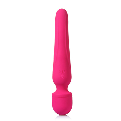 Heating AV Wand Vibrator Massager Waterproof Soft Dildo Vibrator Sex Toy For Woman