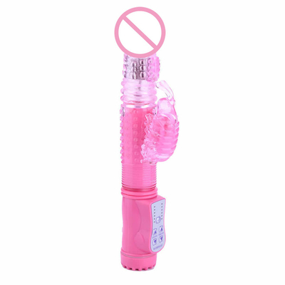 Rotatable rabbit vibrator Thrusting Head Dildo Vagina Pussy Sex Toys Rabbit Vibrator