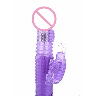 Rotatable rabbit vibrator Thrusting Head Dildo Vagina Pussy Sex Toys Rabbit Vibrator