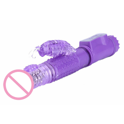 Rotatable rabbit vibrator Thrusting Head Dildo Vagina Pussy Sex Toys Rabbit Vibrator