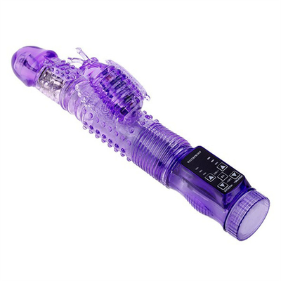 36 Multi-speeds Automatic retractable rabbit vibrator Rotation Function Vaginal Vibrator For Pussy