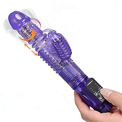 36 Multi-speeds Automatic retractable rabbit vibrator Rotation Function Vaginal Vibrator For Pussy