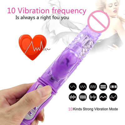 Rotatable rabbit vibrator Huge vibrating dildo Sex Toys Dildo for Women