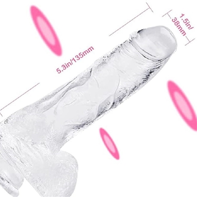 Hot Sale Big Size Plastic Sex Toy Penis for Woman