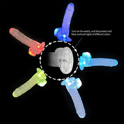 Hot Sale Big Size Plastic Cheap and Colorful Dildo TPE Realistic Huge Artificial Penis for Women Sex Toy Penis for Woman