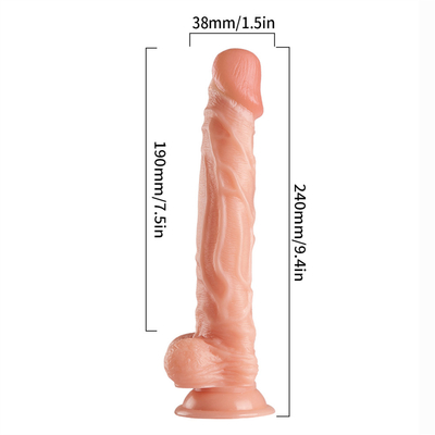 Hot Sale Sex Toy Artificial Penis Big Plastic Dildo for Women