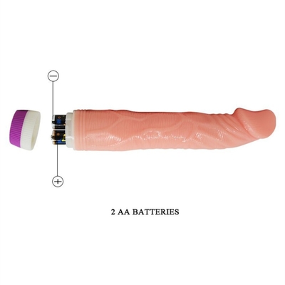 Stepless TPE Penis Vibrator Artificial Penis For Female