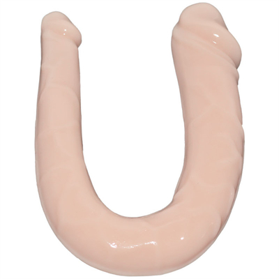 Medical TPE Dildo U-Shaped Dildo Double Head Penis For Women's Masturbation