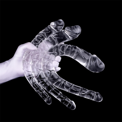 Medical TPE Dildo U-Shaped Dildo Double Head Penis For Women's Masturbation