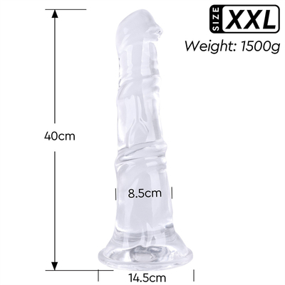 New Super Long Oversized Dildo Artificial Rubber Penis High Quality Liquid Silicone Big Cock Sex Toys for Women
