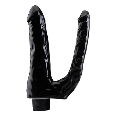 New Arrival Female Sex Toys Vibrating Double Dildo TPE Vibrator On Promotion