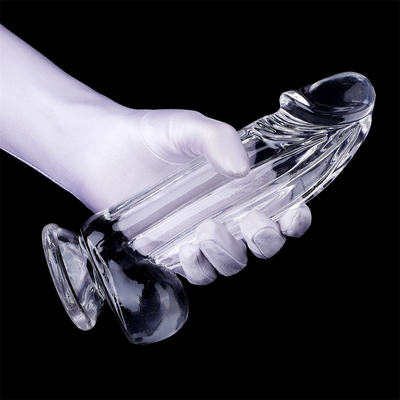 Realistic Dildos Clear Dildo with Suction Cup Hands-Free Sex Toy Jelly Dildo Body-Safe Material and Adult Sex Toys for W