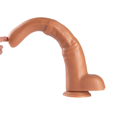 Sexy Adult Shop Wholesale Price Big Size Sex Dildo Novelty Toys Soft Silicone Thrusting Dildos For Women In Female Mastu