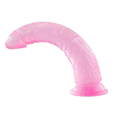 G Spot Realistic Jelly Dildo with Strong Suction Cup Flexible Penis Harness Compatible Anal Adult Sex Toys for Women