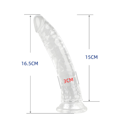 G Spot Realistic Jelly Dildo with Strong Suction Cup Flexible Penis Harness Compatible Anal Adult Sex Toys for Women