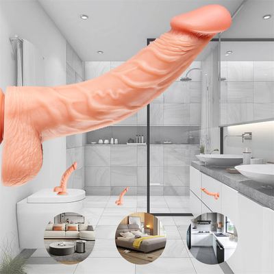 Soft Jelly Artificial Penis Different Sizes Dick Toy for Adult Colorful Crystal Rubber Penis Big Realistic Dildo For Wom