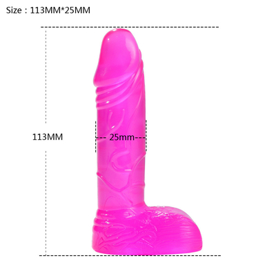 Realistic Mini Size 11cm Anal Dildo with Suction Cup Vagina Dildo Silicone Free Sample Product Sex Male Dildo