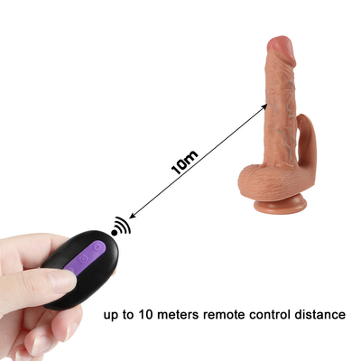 Remote Control Vibration Large Size Heated Artificial Penis And Vibrator Adult Lesbian Sex Toy Female Dildo