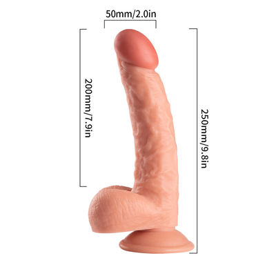 New Arrive Huge Big Penis Dildo Sex Toy, Best Selling No Smell 10inch Realistic Silicone Dildo