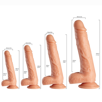 Top Selling Huge Realistic Dildos for Women PVC Dildo Artificial Penis with Suction Cup