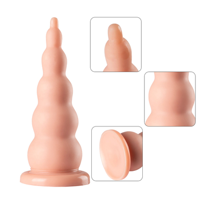 PVC Butt Plug With Suction Cup Gay Prostate Massager Women Masturbation Soft Bead For Anal Sexual Toy