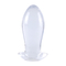 Skin Friendly Tpe Hollow Anal Plug With Out Leak-Proof Expander Transparent Peep Anal Dilator Anal