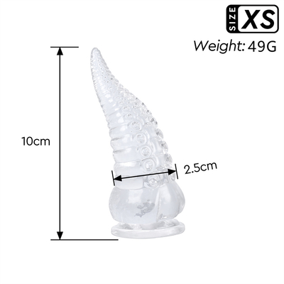 Huge Anal Plug Artificial Penis Octopus Tentacle Transparent Silicone Anal Plug For Female Masturbating Sex Toy Adult