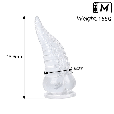 Huge Anal Plug Artificial Penis Octopus Tentacle Transparent Silicone Anal Plug For Female Masturbating Sex Toy Adult