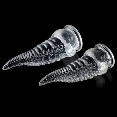 Huge Anal Plug Artificial Penis Octopus Tentacle Transparent Silicone Anal Plug For Female Masturbating Sex Toy Adult