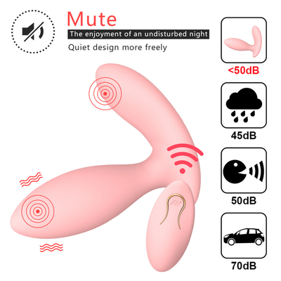 Wireless Remote Control Private Massager 7 Frequency Pulse Wearable Vibrator