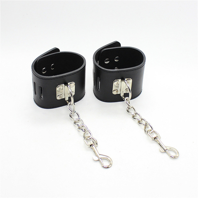 PU Leather Male Chastity Belt with vibrating Anal Plug Harness