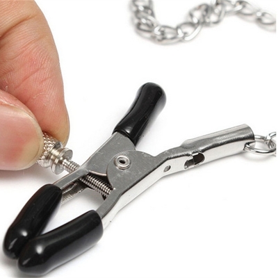 Factory Wholesale couple's bandage sex game open mouth ball gag with nipple clamp