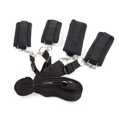 Nylon BDSM Toys Bundle Bondage Set Harness Ankle Handcuffs Adult SM Toys Products For Couple