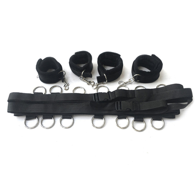 Bdsm Japanese bondage suit adult sm 3 PCS restraint slaves kit webbing with hoops toys set for SM game on bed