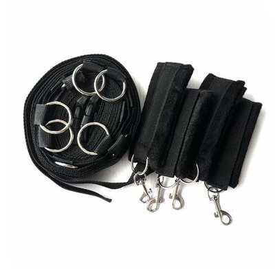 Bdsm Japanese bondage suit adult sm 3 PCS restraint slaves kit webbing with hoops toys set for SM game on bed