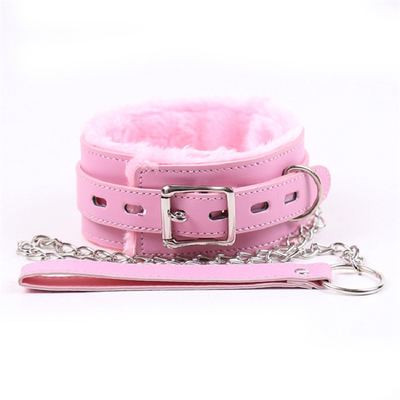 Cute sex woman pink 4 inch wide dog collar