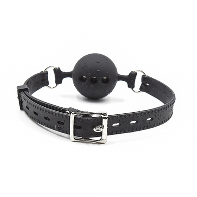 Silicone Ball Gag, Breathable mouth gag with Silicone belt for Adult Play