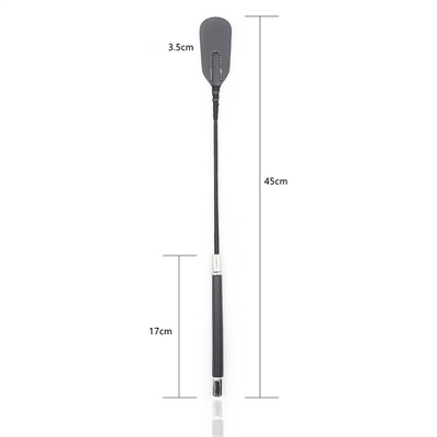 Horse Riding Crop PU Leather Sex Flogger Jump Bat Bull Whip Spanking Whip
