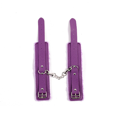 Furry Plush Handcuffs Leather Sex Hand Cuffs Adult Erotic Toys bdsm Restraint Shackle Devices SM bondage Handcuff