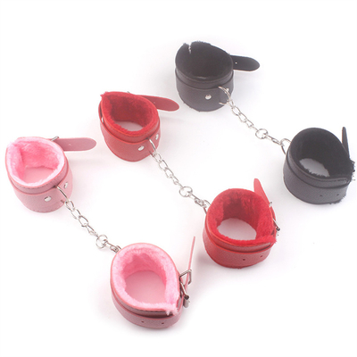 Furry Plush Handcuffs Leather Sex Hand Cuffs Adult Erotic Toys bdsm Restraint Shackle Devices SM bondage Handcuff