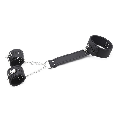 BDSM Bondage Leather Handcuffs Set Adjustable Restraint Bondage Ankle Cuffs Couples Games Sex Products