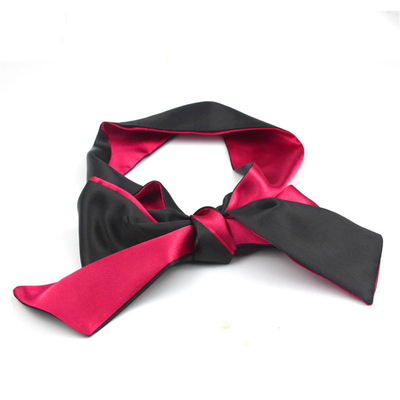 BDSM Bondage Restraint Sex Game Super Ribbon Satin Eye Mask Adult Women Blindfold Ribbon Reversible Bondage