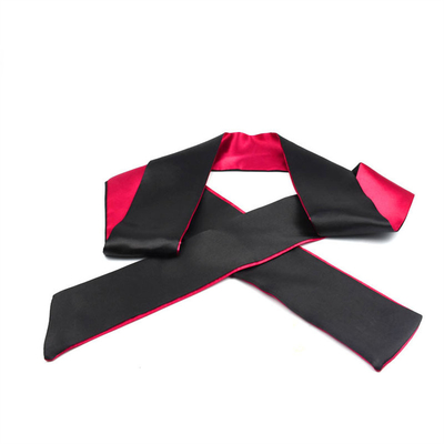 BDSM Bondage Restraint Sex Game Super Ribbon Satin Eye Mask Adult Women Blindfold Ribbon Reversible Bondage