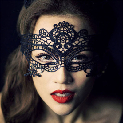 Hollow Lace Eye Mask Bar Night Show Prop Masquerade Ball Black Sexy Lace Mask
