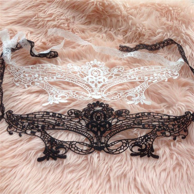 Hollow Lace Eye Mask Bar Night Show Prop Masquerade Ball Black Sexy Lace Mask