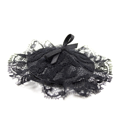 Leather Lace Patch Black PU Sexy Nipple Cover Breast Pasties Sexual Health Bowknot SM Nipple Cover