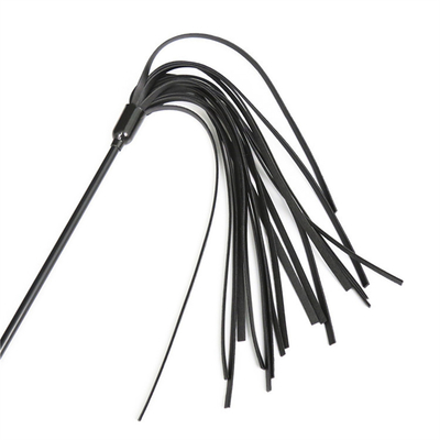 PU Leather Bondage Tickler Whip Paddle Flogger Adult Sex Role Play Leather Whip