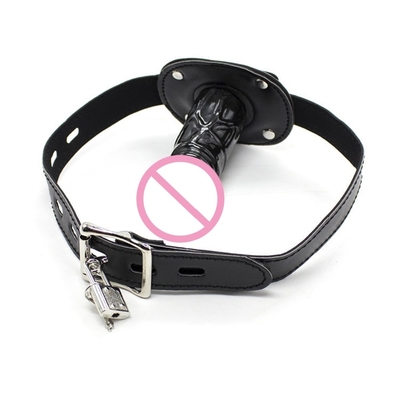 SM Adult Erotica Dildo Mouth Plugs Long Black Dildos For Sex Open Mouth Bondage Gag Alternative Adult Products Erotica M
