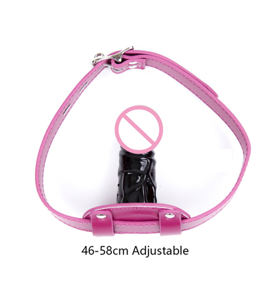 SM Adult Erotica Dildo Mouth Plugs Long Black Dildos For Sex Open Mouth Bondage Gag Alternative Adult Products Erotica M